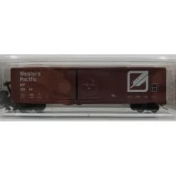 Trains*Micro-Trains 03000080 N Western Pacific 50' Double Door Rib Side Boxcar #38154 NIB - Model Train Junction: Quality Parts and Art Supplies