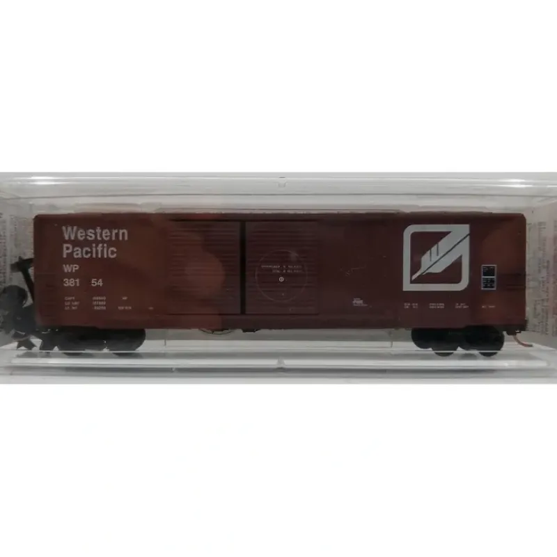 Trains*Micro-Trains 03000080 N Western Pacific 50' Double Door Rib Side Boxcar #38154 NIB - Model Train Junction: Quality Parts and Art Supplies