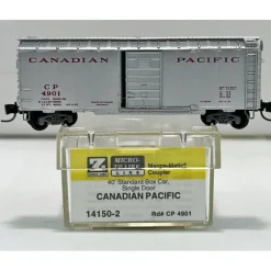 Trains*Micro-Trains 14150-2 Z Canadian Pacific 40' Standard Single Door Boxcar #4901 NIB - Model Train Junction: Quality Parts and Art Supplies