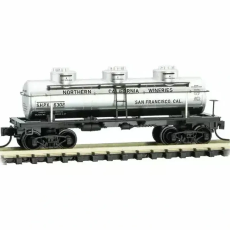Micro-Trains, N Scale, 06600150, 3 Dome Tank Car, Grape to Glass Series, Car 11 - Model Train Junction: Quality Parts and Art Supplies Discount