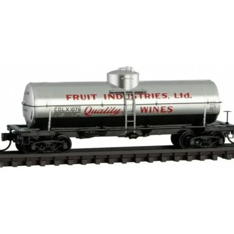 Micro-Trains, N Scale, 06500116, 39' Single Dome Tank Car, Fruit Industries, #1076 - Model Train Junction: Quality Parts and Art Supplies Clearance