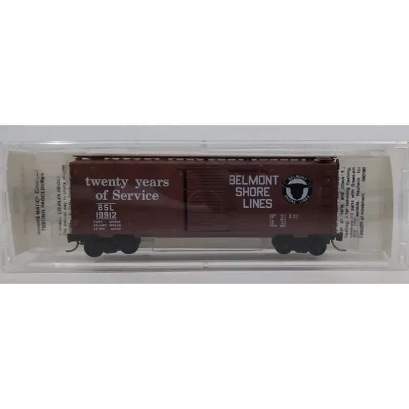 Trains*Micro-Trains N Scale 92-11 N Belmont Shore Lines Boxcar #19912 NIB - Model Train Junction: Quality Parts and Art Supplies