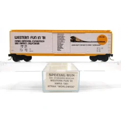 Trains*Micro-Trains NMRA 1981 N Western Fun '81 San Mateo California 50' Box Car NIB - Model Train Junction: Quality Parts and Art Supplies