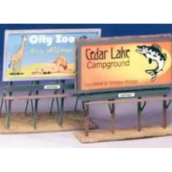 Trains*Midwest Products 3081 HO Billboard Kit (Pack of 2) - Model Train Junction: Quality Parts and Art Supplies