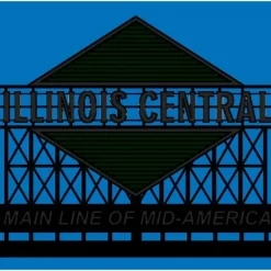 Trains*Miller Engineering 0981 Illinois Central Neon Billboard - Model Train Junction: Quality Parts and Art Supplies