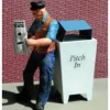 Trains*Miller Engineering 0-140 O Garbage Can Kits (2) Brass - Model Train Junction: Quality Parts and Art Supplies