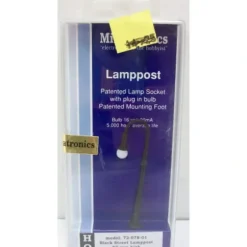 Trains*Miniatronics 72-078-01 HO Scale Black Street Lamppost - Model Train Junction: Quality Parts and Art Supplies