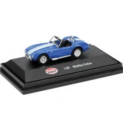 Trains*Model Power 19224 1:87 1965 Shelby Cobra Blue W/White Strips - Model Train Junction: Quality Parts and Art Supplies