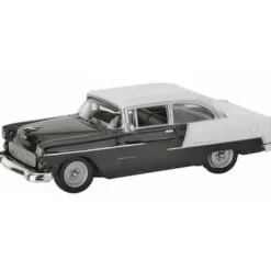 Trains*Model Power 19239 1:87 Black/White ''55 Chevy Belair - Model Train Junction: Quality Parts and Art Supplies