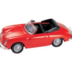 Trains*Model Power 19180 1:87 HO Minis Red Porsche 356B Cabrio 1959 - Model Train Junction: Quality Parts and Art Supplies