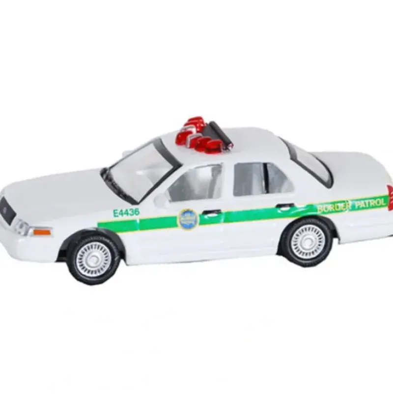 Trains*Model Power 19409 1:87 Minis Crown Victoria 2005 Border Patrol W/Police Light - Model Train Junction: Quality Parts and Art Supplies