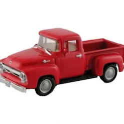 Trains*Model Power 19231 1:87 Red 1956 Ford F100 Pick-up Truck - Model Train Junction: Quality Parts and Art Supplies