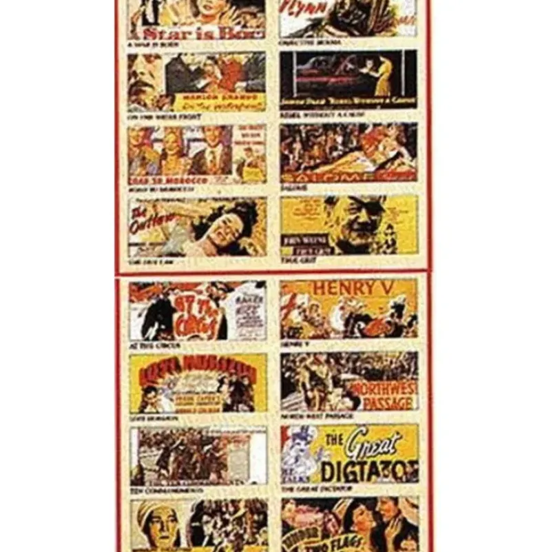 Trains*Model Power 8577 Assorted Old Time Movie Poster Selections - Model Train Junction: Quality Parts and Art Supplies