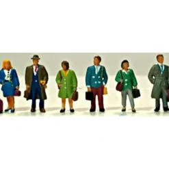 Trains*Model Power 5721 Commuters Figure (Pack of 6) - Model Train Junction: Quality Parts and Art Supplies