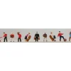 Trains*Model Power 1372 Farmer's Market Figures (Set of 9) - Model Train Junction: Quality Parts and Art Supplies