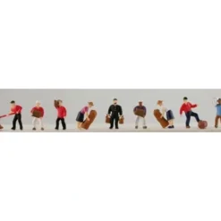 Trains*Model Power 1372 Farmer's Market Figures (Set of 9) - Model Train Junction: Quality Parts and Art Supplies