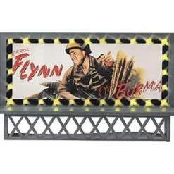 Trains*Model Power 993 G Scale Billboard w/Chase Lights - Model Train Junction: Quality Parts and Art Supplies