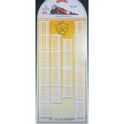 Trains*Model Power 947 G Scale Built-up White Picket Fence - Model Train Junction: Quality Parts and Art Supplies