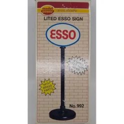 Trains*Model Power 992 G Scale Esso Station Sign - Model Train Junction: Quality Parts and Art Supplies