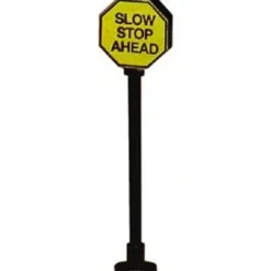 Trains*Model Power 978 G Scale Lited Stop Signs (Pack of 2) - Model Train Junction: Quality Parts and Art Supplies