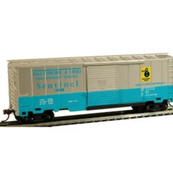 Trains*Model Power 97970 HO 40' Box, B&O/Sentinal - Model Train Junction: Quality Parts and Art Supplies