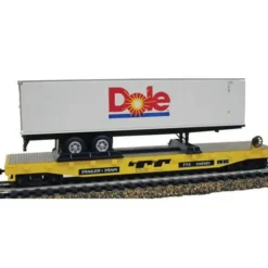Trains*Model Power 98363 HO 51' FLAT/TRAILER, DOLE - Model Train Junction: Quality Parts and Art Supplies