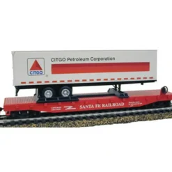 Trains*Model Power 98360 HO 51' FLAT/TRAILER, CITGO - Model Train Junction: Quality Parts and Art Supplies