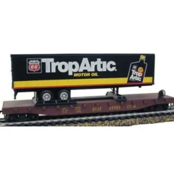 Trains*Model Power 98359 HO 51' FLAT/TRAILER, PHILLIPS - Model Train Junction: Quality Parts and Art Supplies
