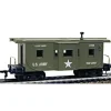 Trains*Model Power 9165 HO Army Caboose - Model Train Junction: Quality Parts and Art Supplies