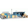 Trains*Model Power 418 HO Builders Depot Building Kit - Model Train Junction: Quality Parts and Art Supplies