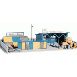 Trains*Model Power 418 HO Builders Depot Building Kit - Model Train Junction: Quality Parts and Art Supplies