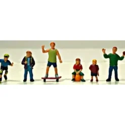 Trains*Model Power 5722 HO Children Playing Figures (Set of 6) - Model Train Junction: Quality Parts and Art Supplies
