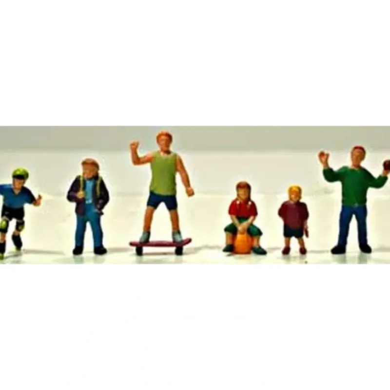 Trains*Model Power 5722 HO Children Playing Figures (Set of 6) - Model Train Junction: Quality Parts and Art Supplies