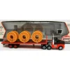 Trains*Model Power 19002 HO D&S Tractor with Flat Car & Cable Load - Model Train Junction: Quality Parts and Art Supplies