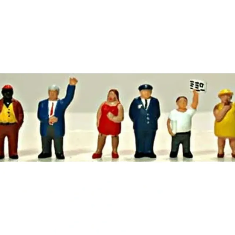 Trains*Model Power 5697 HO Fat People Figures (Set of 6) - Model Train Junction: Quality Parts and Art Supplies