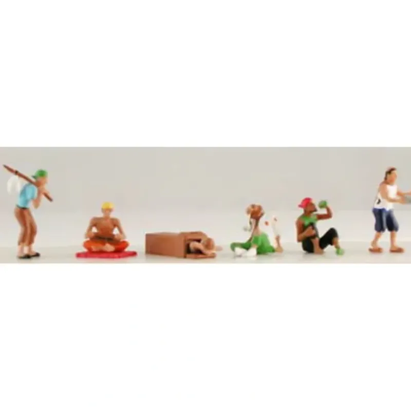 Trains*Model Power 5787 HO Homeless People Figures (Set of 6) - Model Train Junction: Quality Parts and Art Supplies