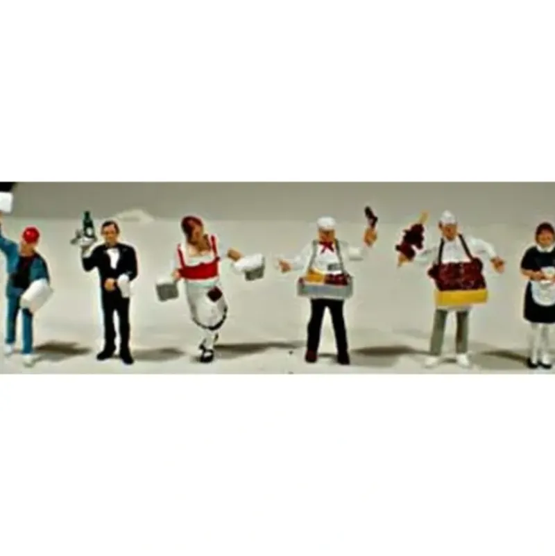 Trains*Model Power 5773 HO Household Service Staff Figures (Set of 6) - Model Train Junction: Quality Parts and Art Supplies