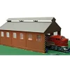 Trains*Model Power 629 HO Loco Maintenance Building W/Track & Dummy Loco Lighted - Model Train Junction: Quality Parts and Art Supplies