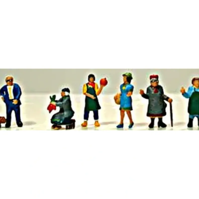 Trains*Model Power 5735 HO Market People Figures (Set of 6) - Model Train Junction: Quality Parts and Art Supplies
