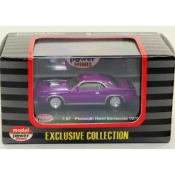 Trains*Model Power 19450 HO Minis Purple Plymouth Hemi Barracuda 1970 - Model Train Junction: Quality Parts and Art Supplies
