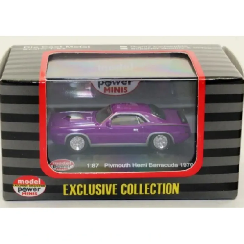 Trains*Model Power 19450 HO Minis Purple Plymouth Hemi Barracuda 1970 - Model Train Junction: Quality Parts and Art Supplies