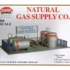 Trains*Model Power 417 HO Natural Gas Supply Co. Building Kit - Model Train Junction: Quality Parts and Art Supplies