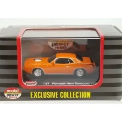 Trains*Model Power 19452 HO Orange Plymouth Hemi Barracuda 1970 Minis - Model Train Junction: Quality Parts and Art Supplies