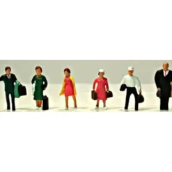 Trains*Model Power 5702 HO Passenger Figures (Set of 6) - Model Train Junction: Quality Parts and Art Supplies