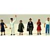 Trains*Model Power 5724 HO Pedestian Figures Going to Board the Train (Set of 6) - Model Train Junction: Quality Parts and Art Supplies