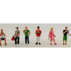 Trains*Model Power 5789 HO People Eating Figures (Set of 6) - Model Train Junction: Quality Parts and Art Supplies