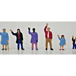 Trains*Model Power 5749 HO People Waving Figures (Set of 6) - Model Train Junction: Quality Parts and Art Supplies