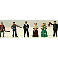 Trains*Model Power 5716 HO Railroad People Figures (Set of 6) - Model Train Junction: Quality Parts and Art Supplies