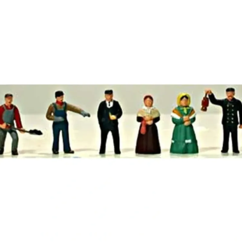 Trains*Model Power 5716 HO Railroad People Figures (Set of 6) - Model Train Junction: Quality Parts and Art Supplies