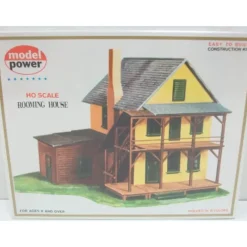 Trains*Model Power 426 HO Rooming House Building Kit - Model Train Junction: Quality Parts and Art Supplies